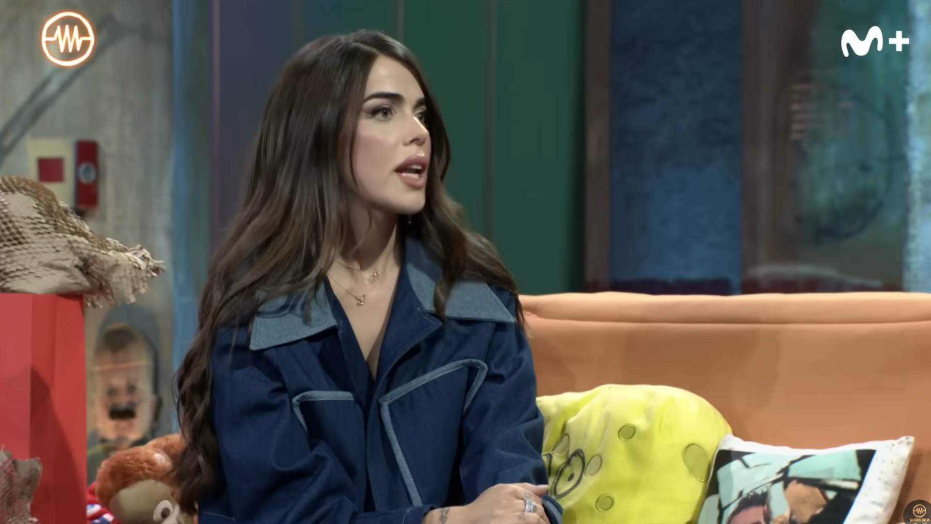 La abogada Elena Ponomareva tras ser rociada por la sustancia verde.