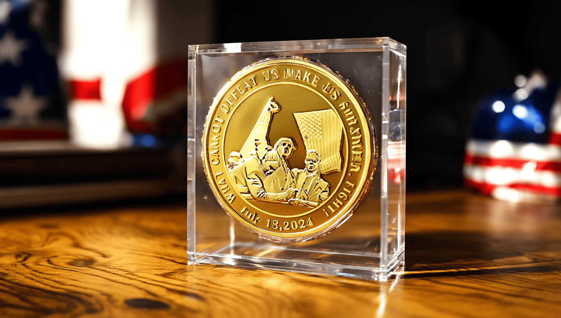 Trump Survivor Coin - Limited Edition Commemorative