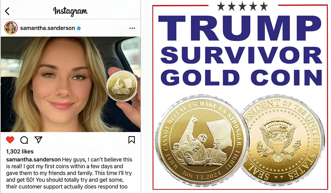 Trump Survivor Coin Details